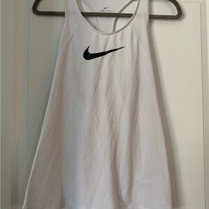 Nike Women's White Dri-FIT Tank Top